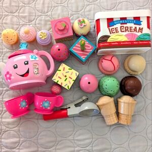 Cupcakes and ice cream toy set 🍨🍦